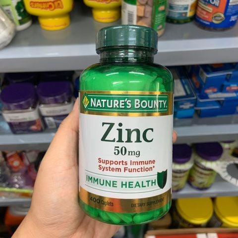  Viên uống bổ sung kẽm Nature’s bounty Zinc 50mg 