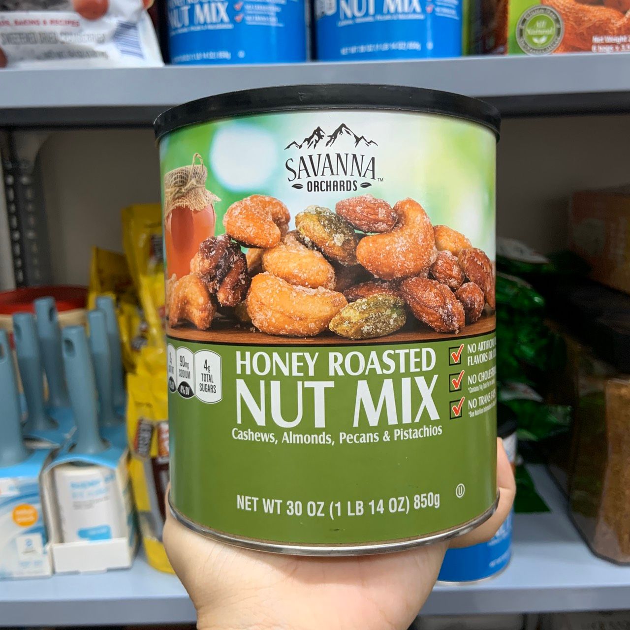 Hạt dinh dưỡng tổng hợp tẩm mật ong Savanna Gourmet Honey Roasted Nut