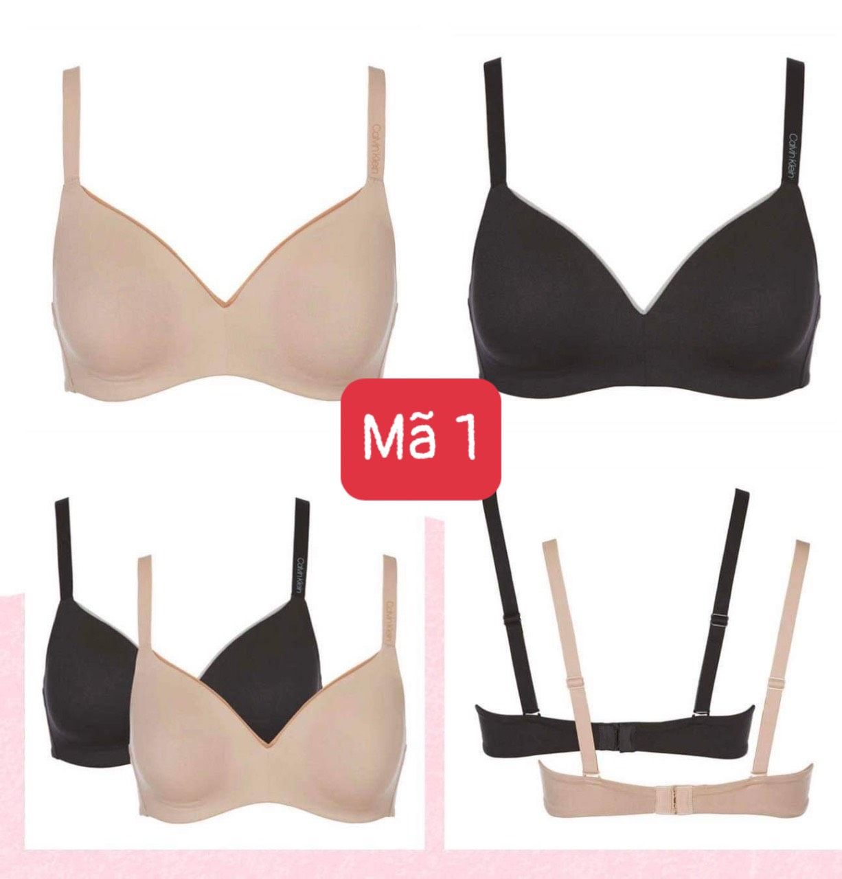 Set 2 áo ngực không gọng Calvin Klein