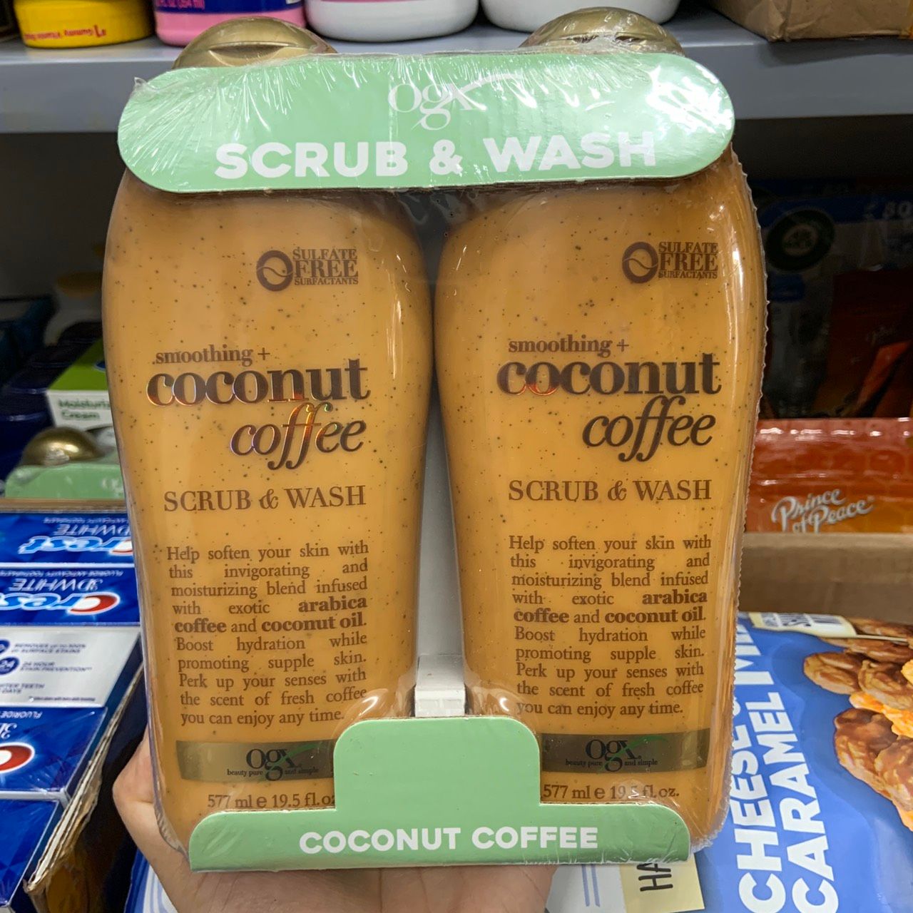 Sữa tắm tẩy tế bào chết OGX