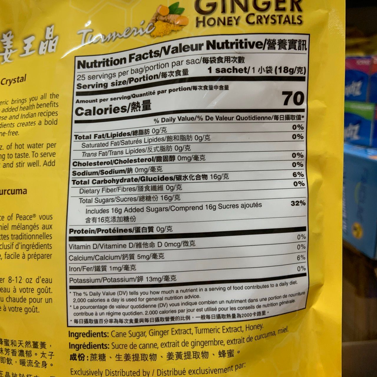 Trà gừng mật ong cô đặc Ginger Honey Crystals