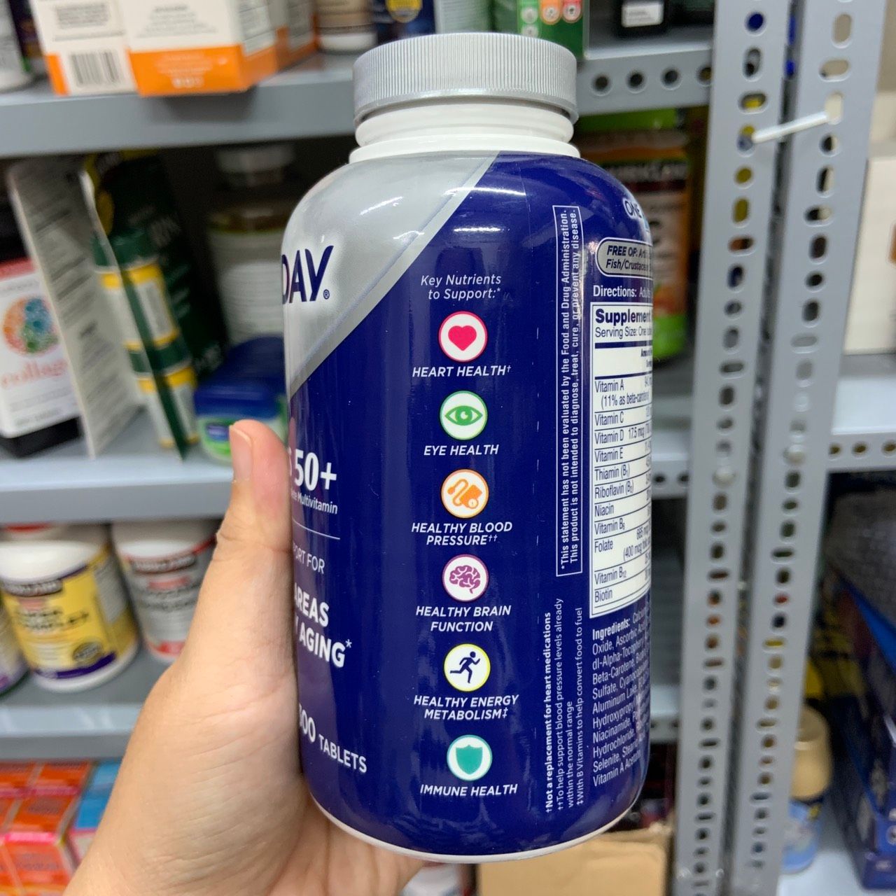 Viên uống vitamin tổng hợp One A Day Men's Multivitamin 50+ (cho nam trên 50 tuổi)