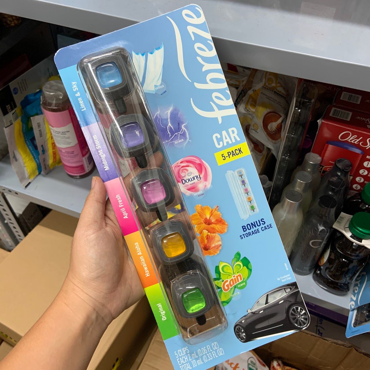 Nước hoa thơm phòng/xe hơi Febreze Car