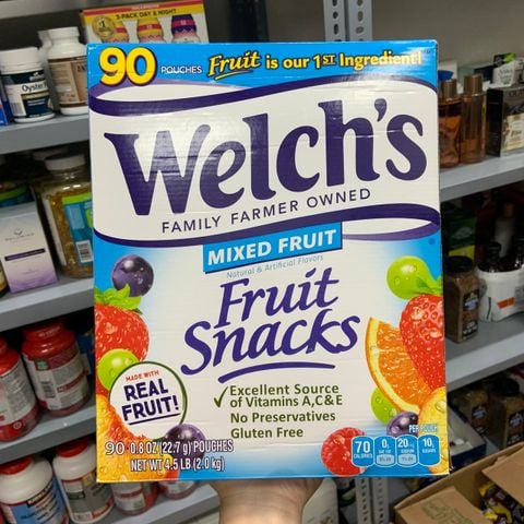  Kẹo dẻo trái cây Welch's của Mỹ 