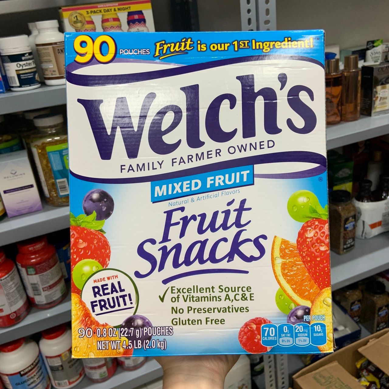 Kẹo dẻo trái cây Welch's của Mỹ