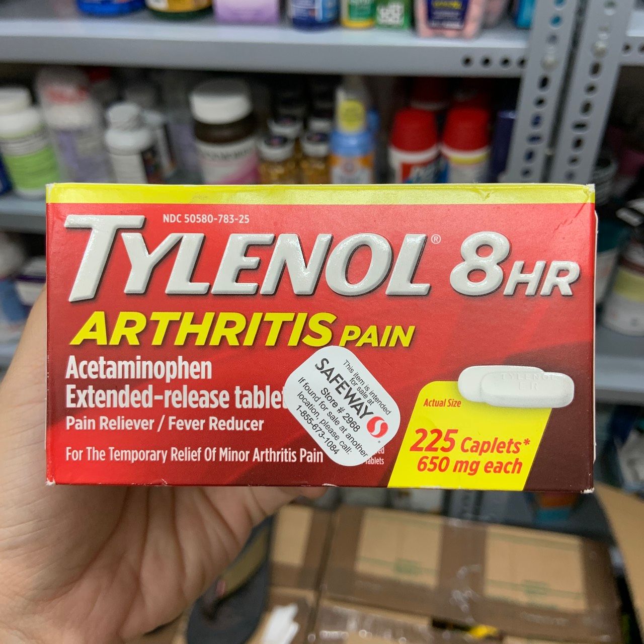 Viên uống giảm đau hạ sốt Tylenol Extra Strength