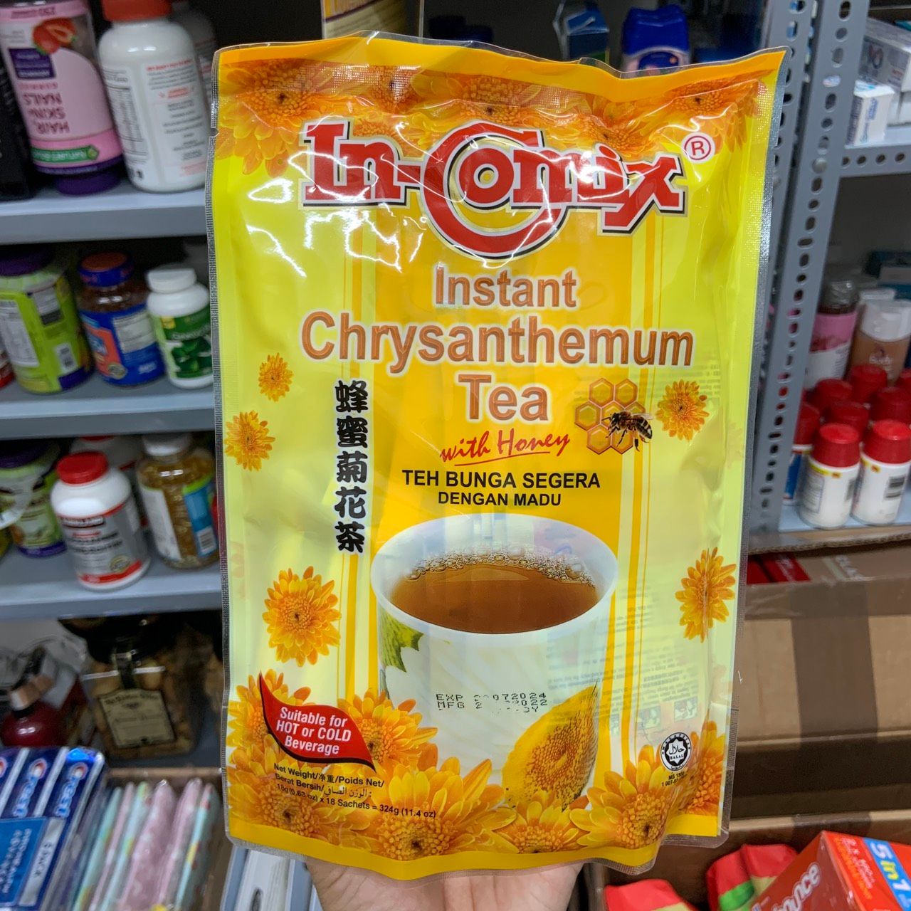 Trà mật ong hoa cúc hòa tan In Comix Instant Chrysanthemum Tea