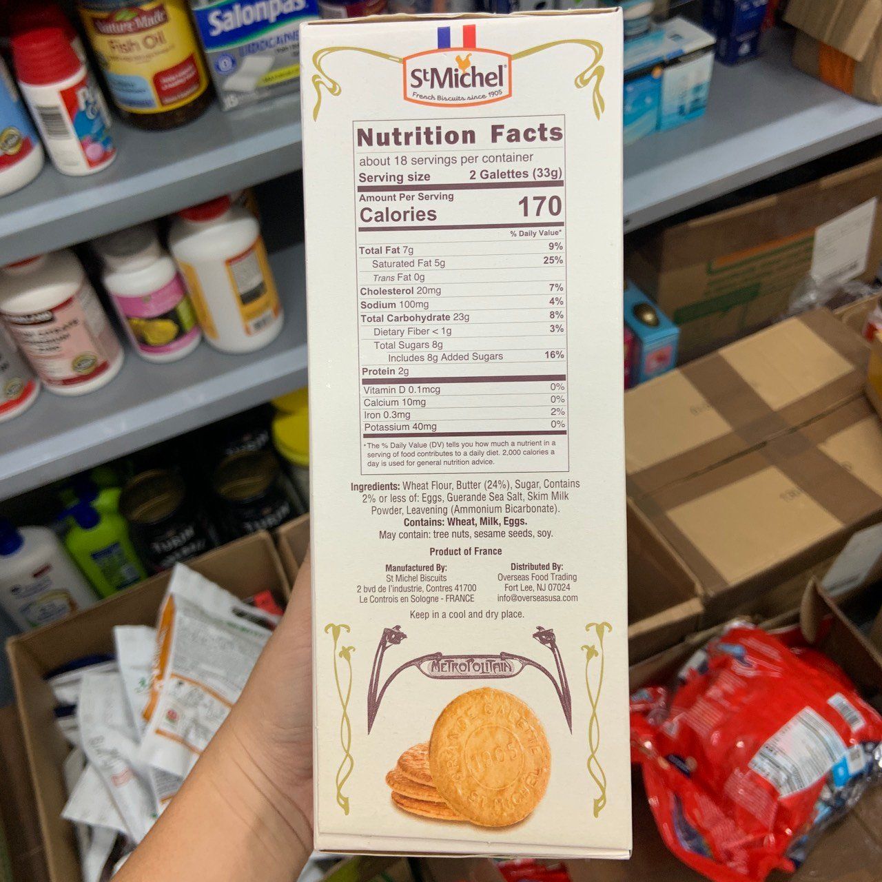 Bánh quy bơ La Grande Galette French Butter Cookies
