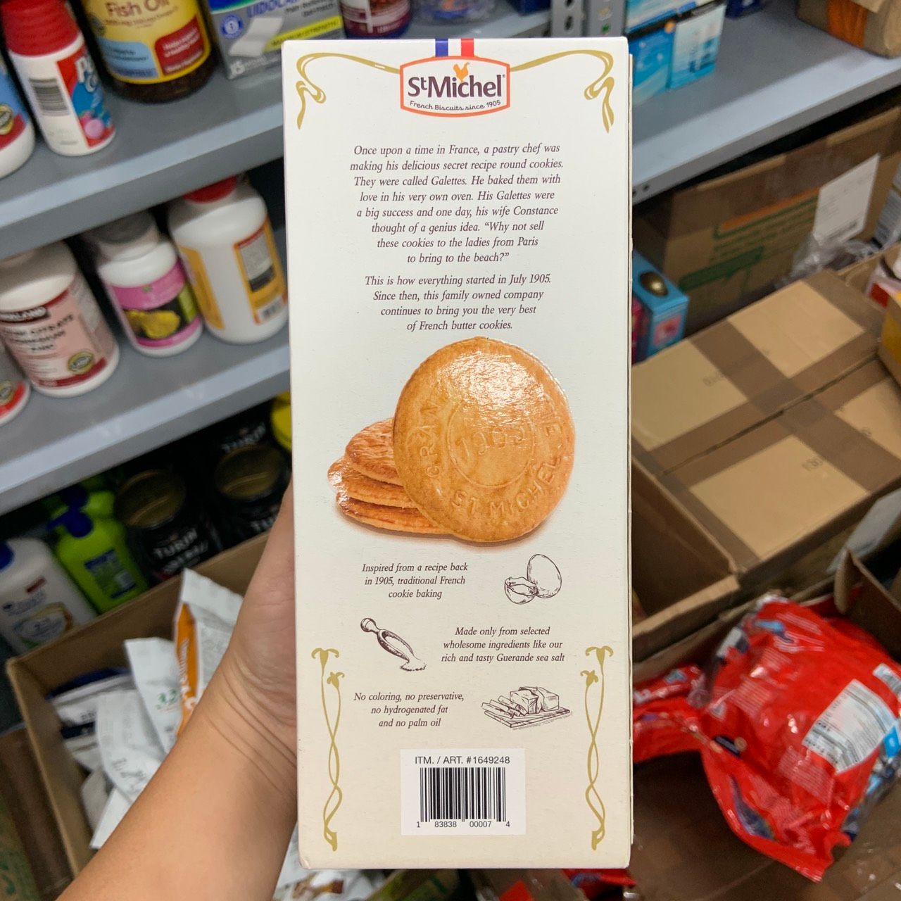 Bánh quy bơ La Grande Galette French Butter Cookies