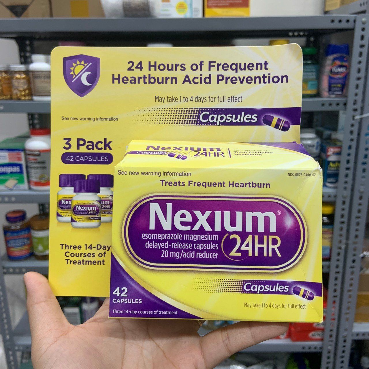 Viên uống hỗ trợ giảm viêm loét trào ngược dạ dày Nexium 24hr