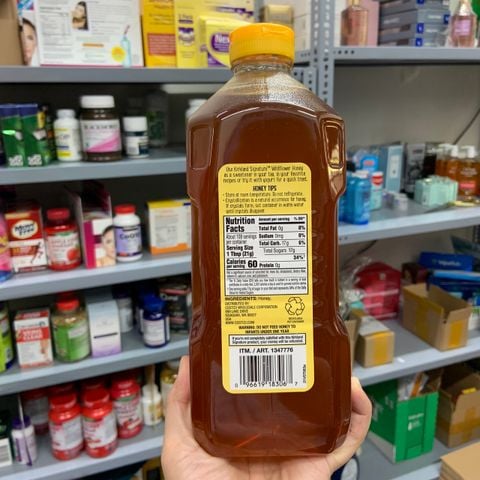  Mật ong Kirkland Wildflower Honey - Chai 2,27kg 