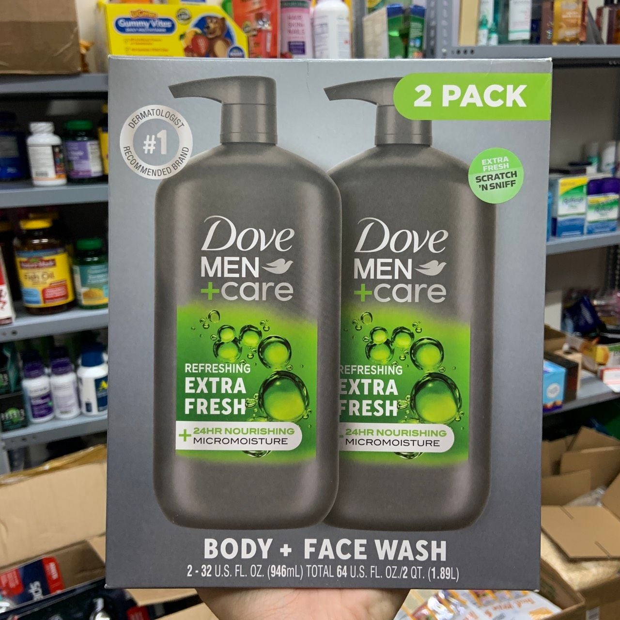 Sữa tắm dành cho nam Dove Men +Care Refreshing Extra Fresh Body Wash