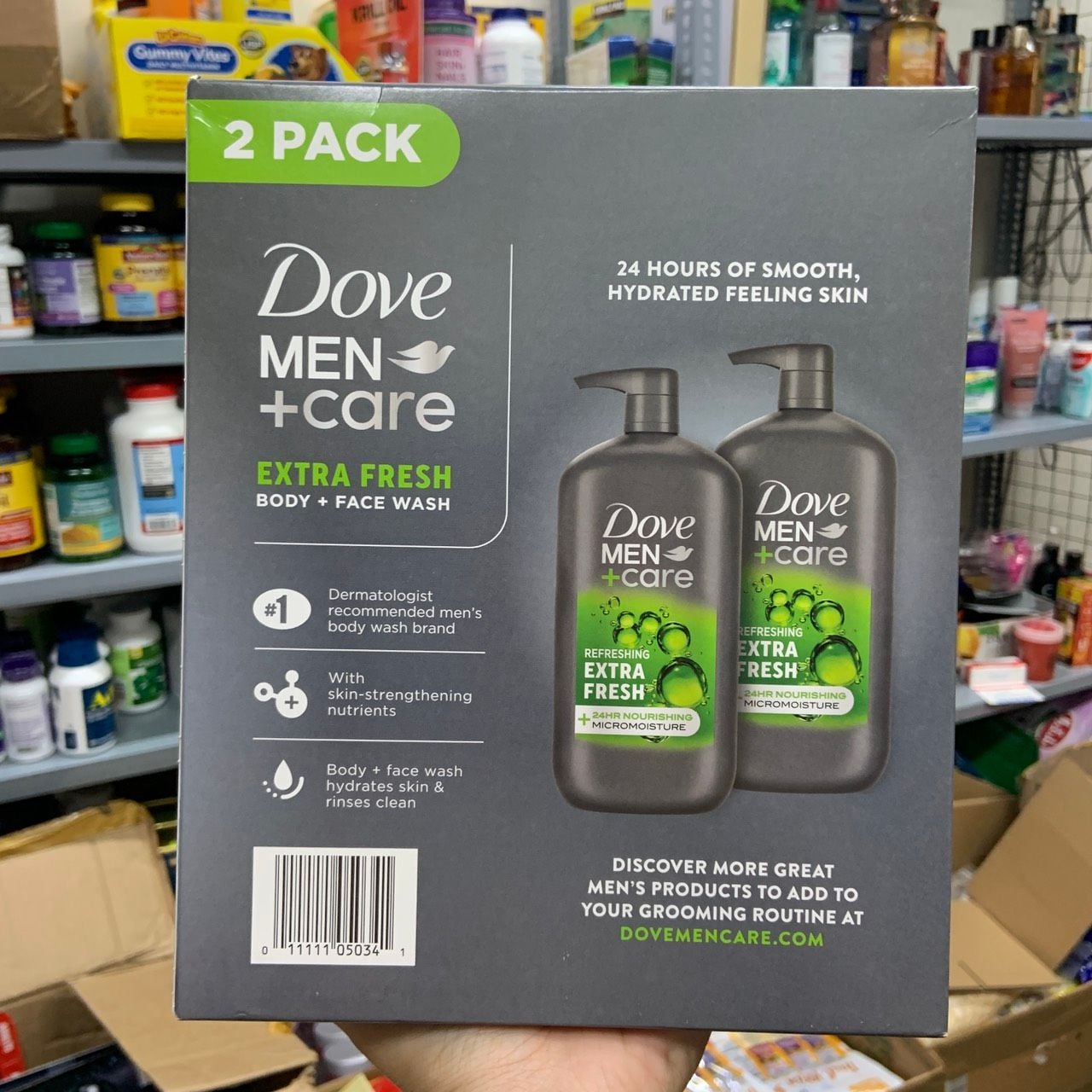 Sữa tắm dành cho nam Dove Men +Care Refreshing Extra Fresh Body Wash