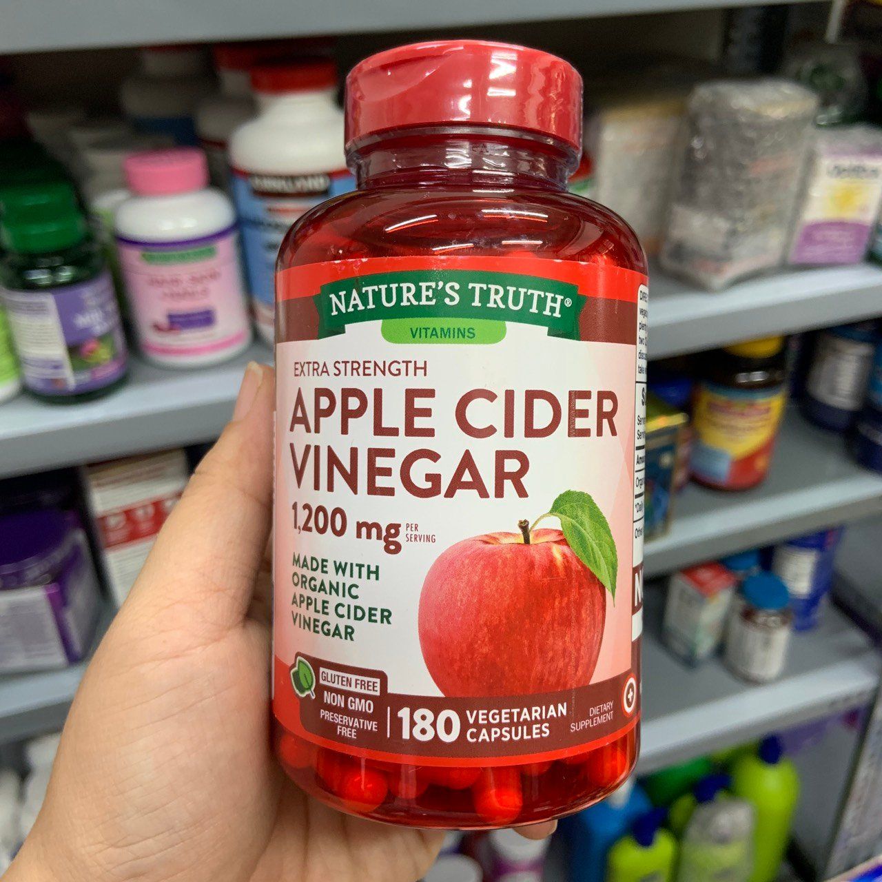 Viên uống giấm táo hữu cơ giảm cân Apple Cider Vinegar