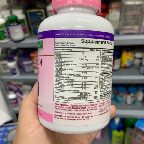  Viên uống đẹp da, móng tóc Nature’s Bounty Hair, Skin & Nails 