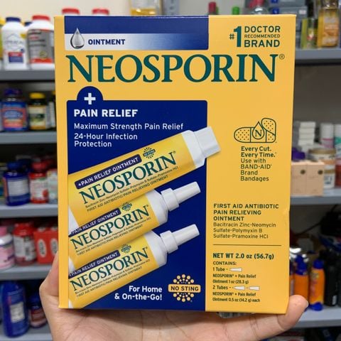  Set 3 tuýp gel kháng sinh trị bỏng Neosporin 