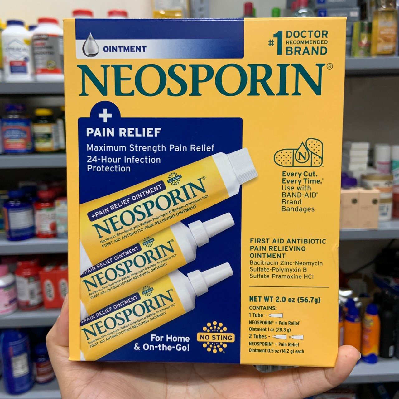Set 3 tuýp gel kháng sinh trị bỏng Neosporin