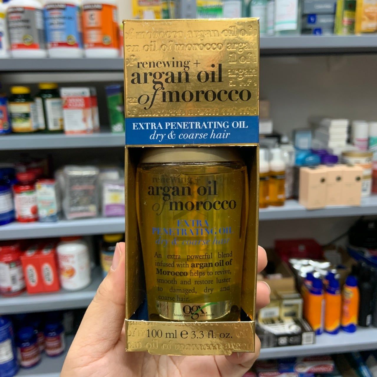 Dầu dưỡng tóc OGX Renewing Argan Oil Of Morocco Penetrating Oil