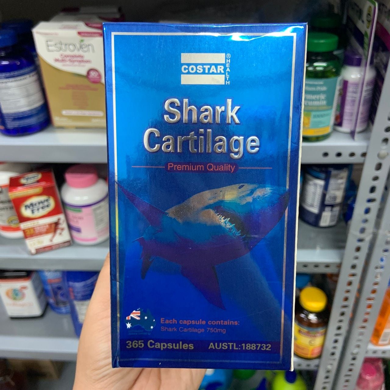 Viên uống sụn vi cá mập Costar Shark Cartilage 750mg