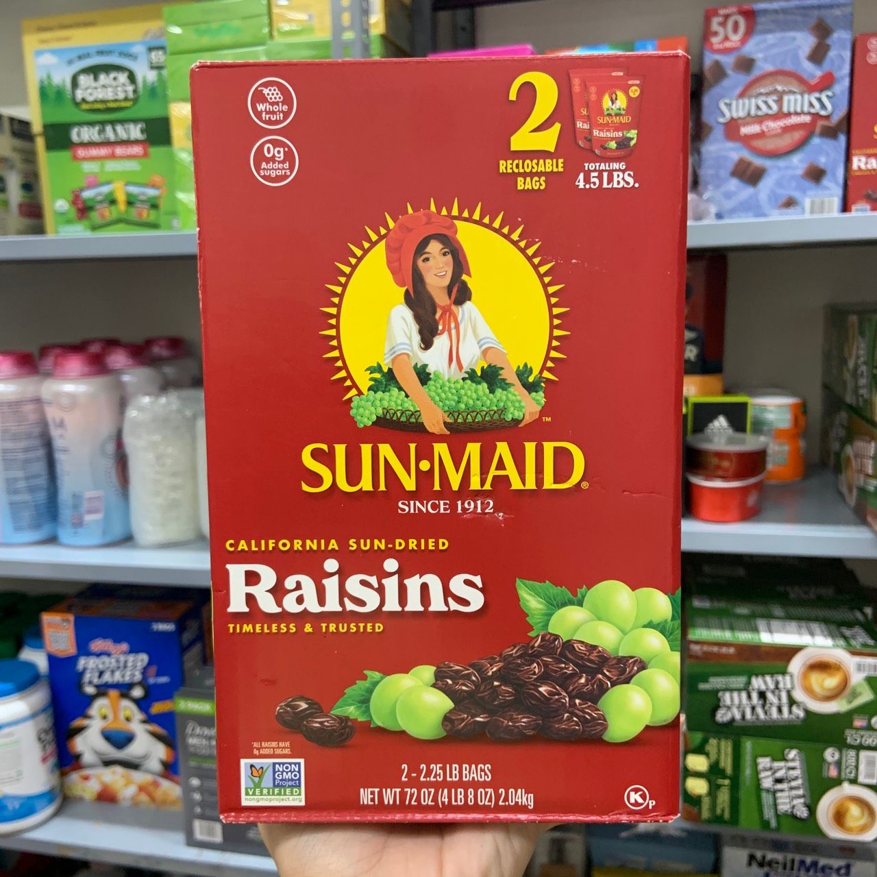 Nho khô Sunmaid Organic Raisins