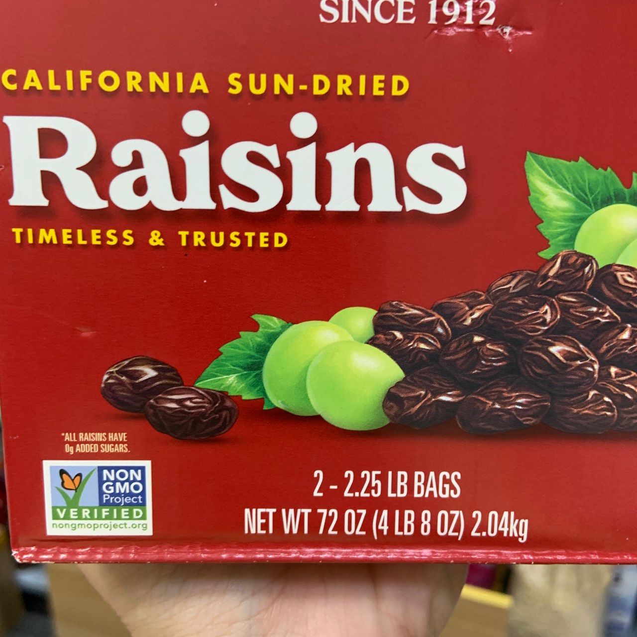 Nho khô Sunmaid Organic Raisins