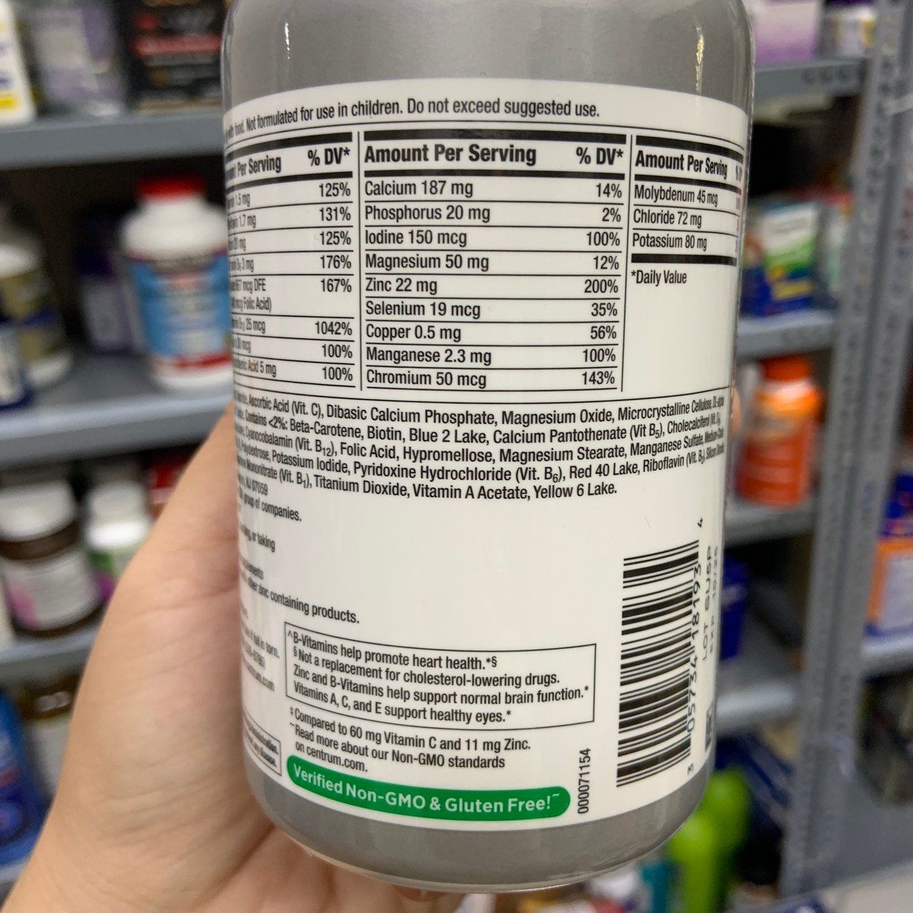 Viên uống vitamin tổng hợp dành cho nam và nữ trên 50 tuổi Centrum Silver