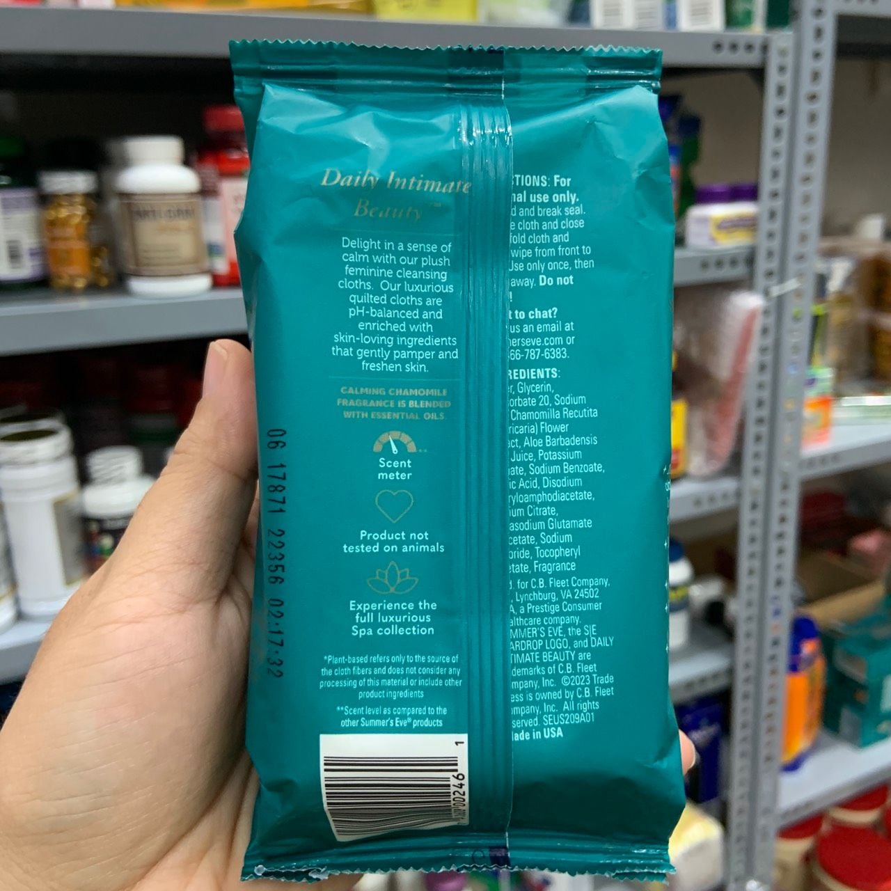 Khăn ướt vệ sinh phụ khoa Summer’s Eve