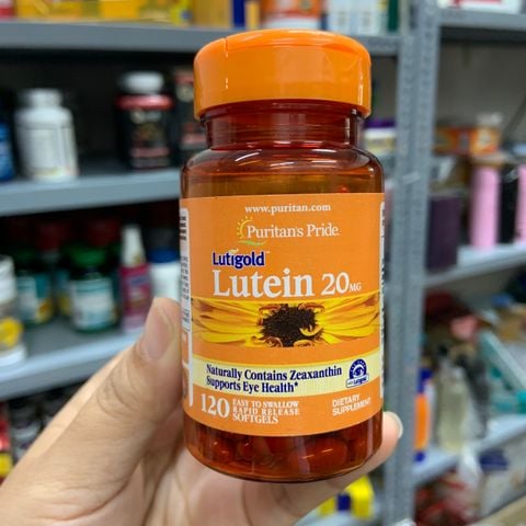  Viên uống bổ mắt, tăng cường thị lực Puritan's Pride Lutigold Lutein 