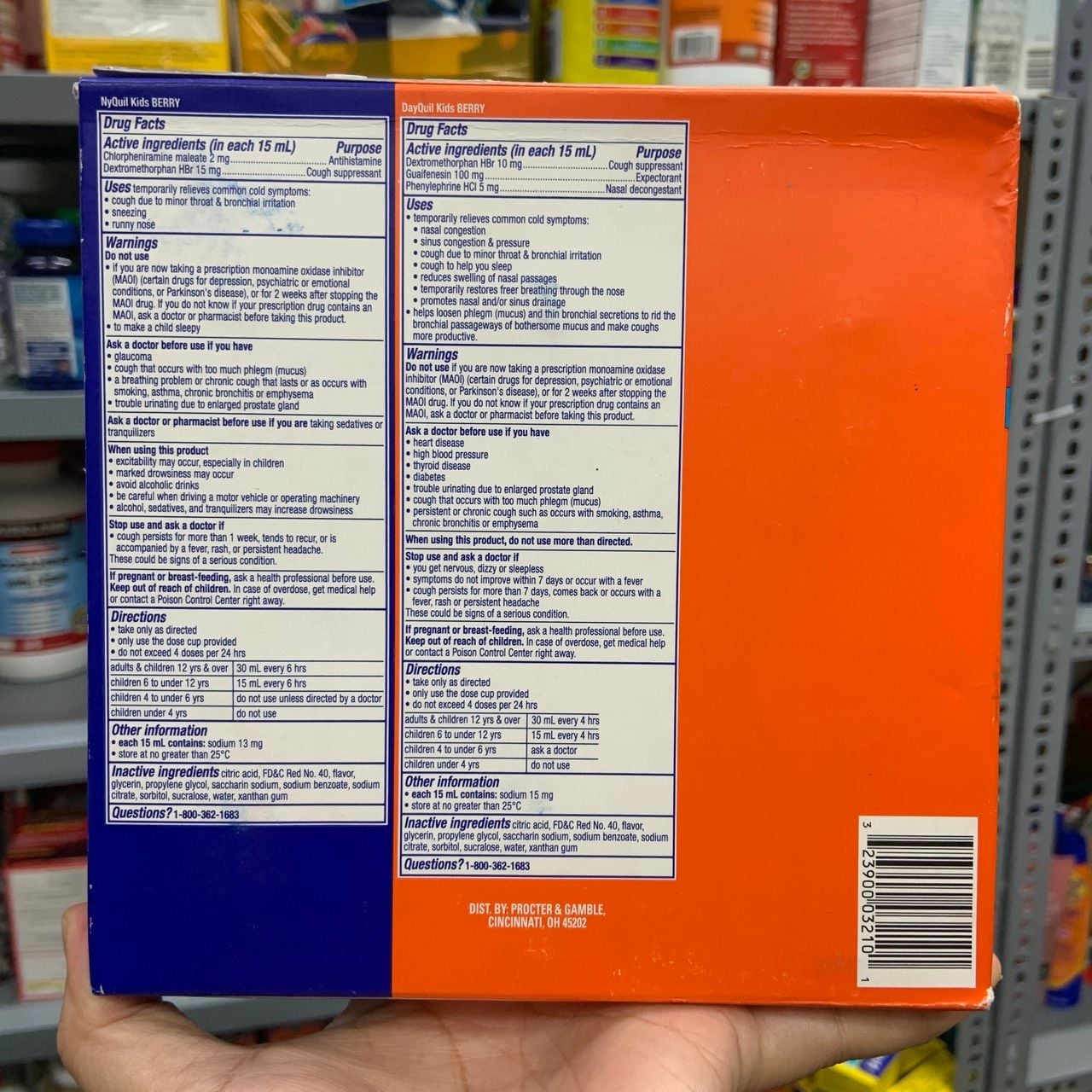 Siro cảm Vicks DayQuil & NyQuil Cold & Flu Severe