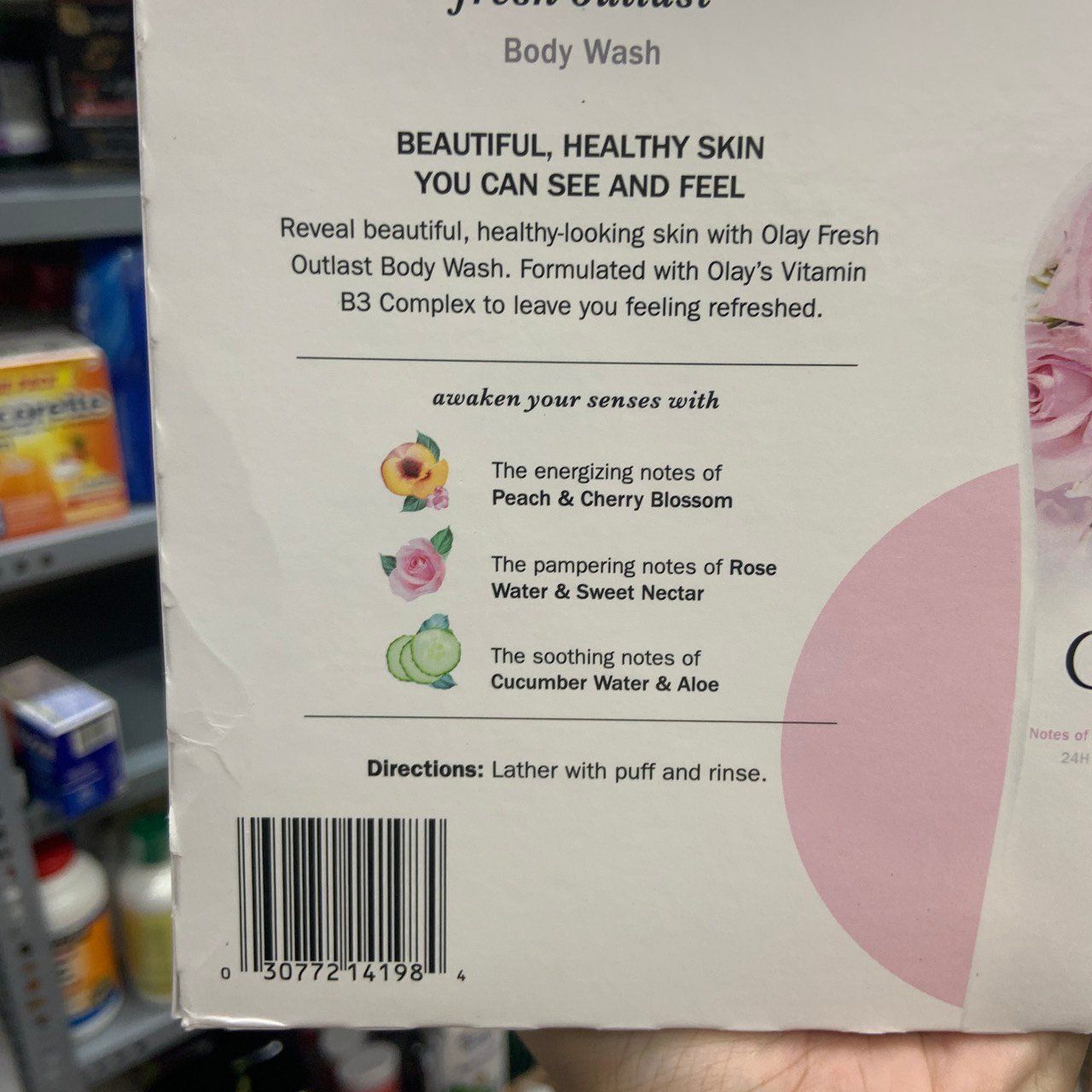 Bộ 3 chai sữa tắm Olay Essential Botanicals Body Wash