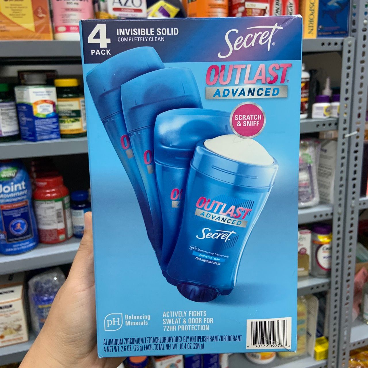 Sáp lăn khử mùi Secret