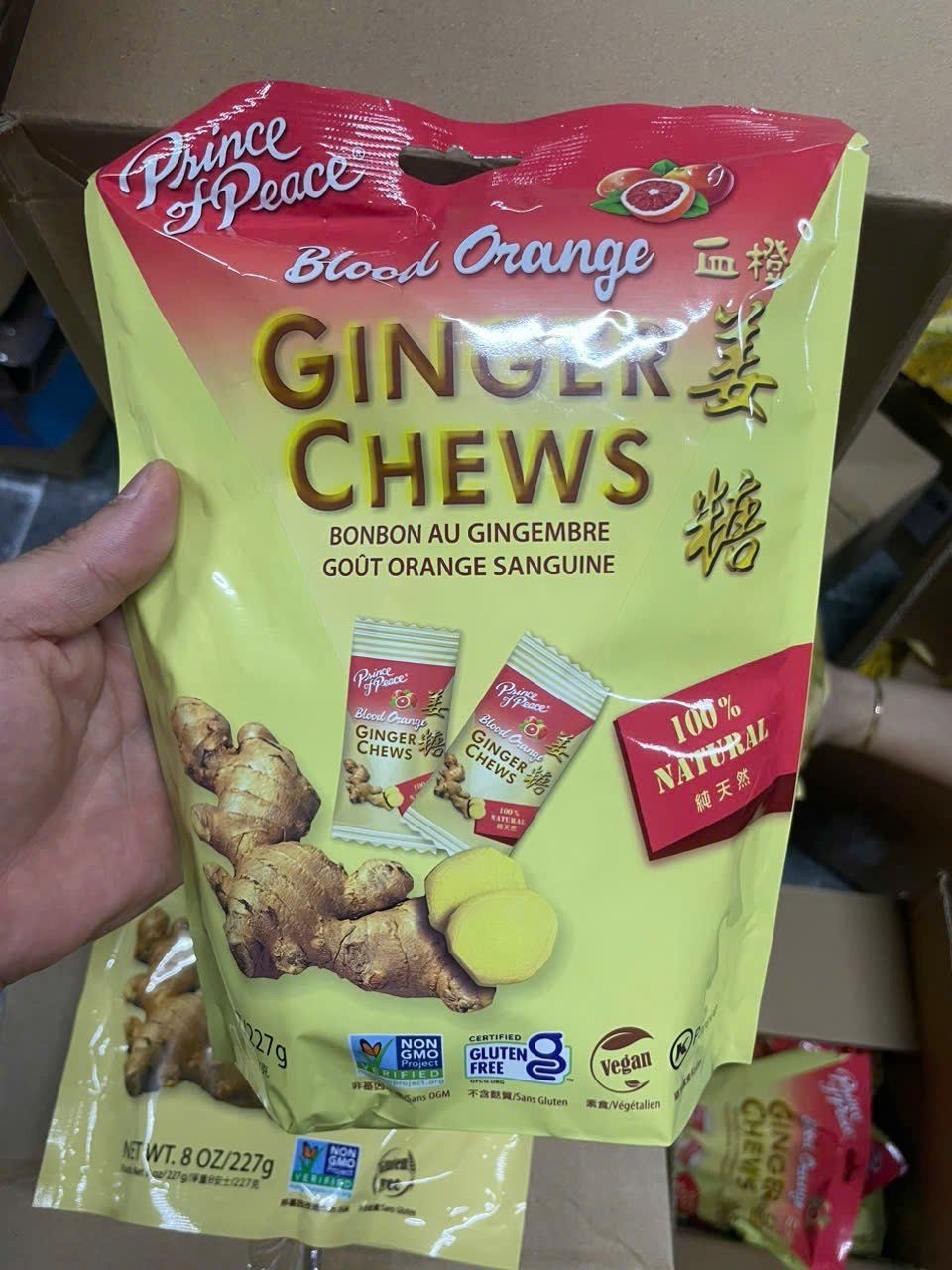Kẹo gừng dẻo Ginger Chews