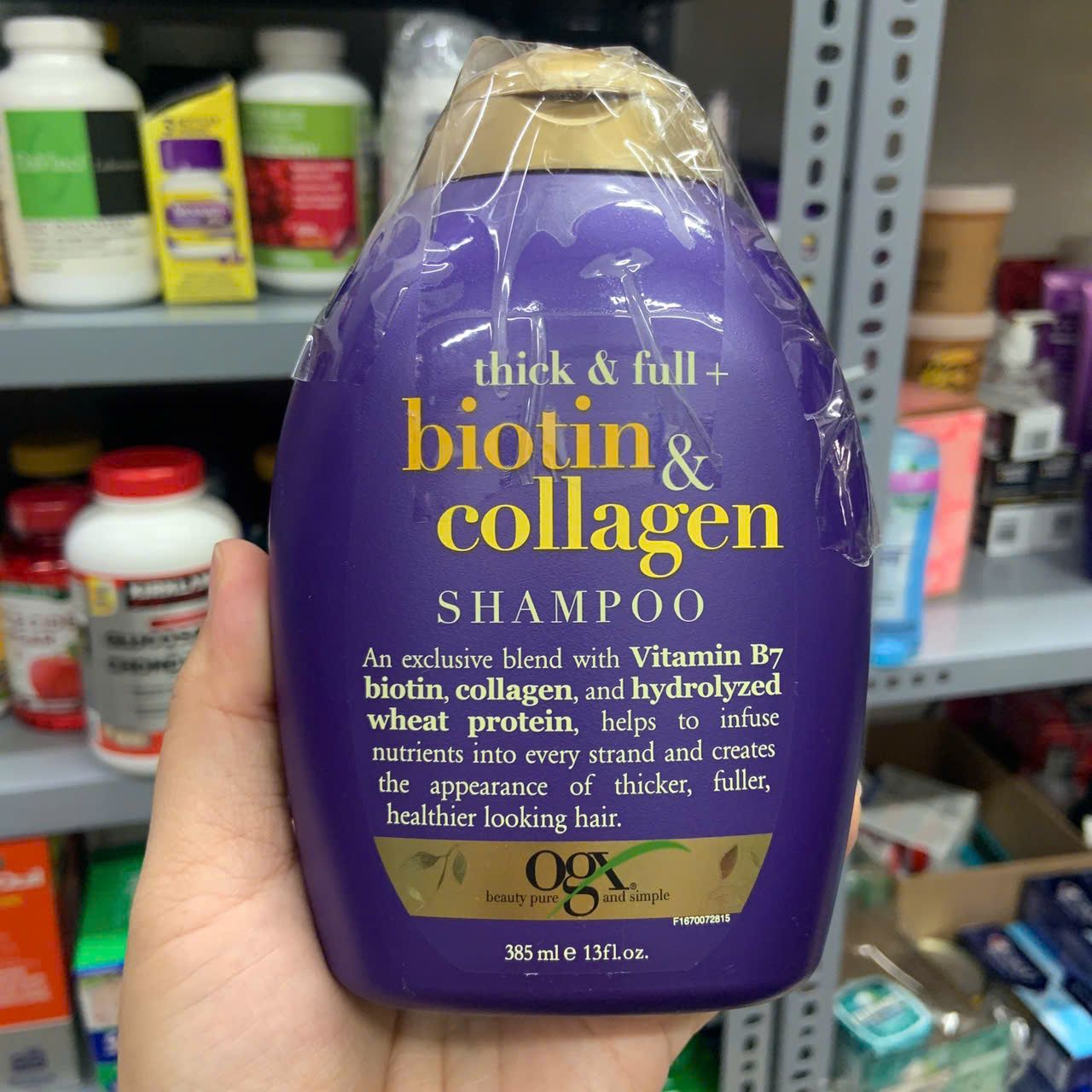 Set dầu gội & xả Biotin & Collagen