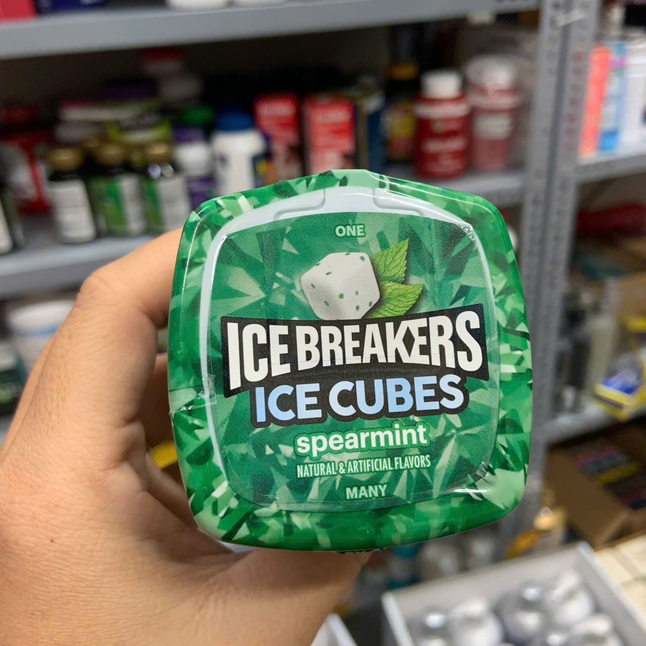 Kẹo cao su không đường suger free Ice Breakers Ice Cubes