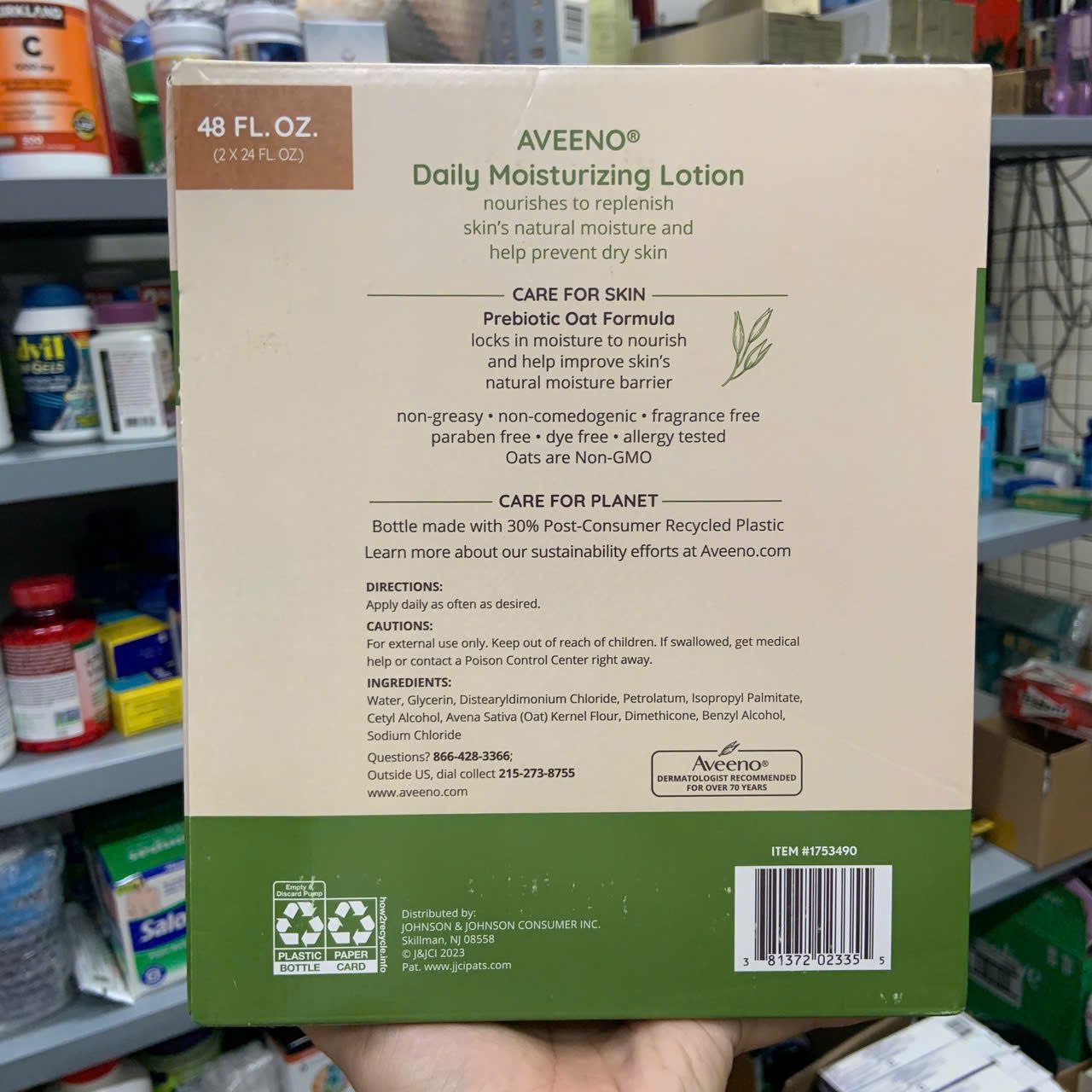 Sữa dưỡng thể Aveeno Daily Moisturizing