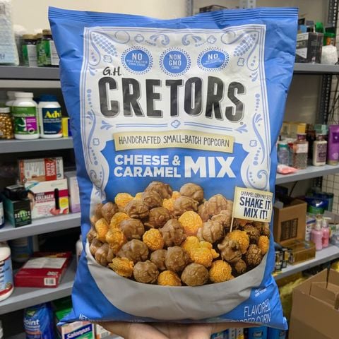  Bánh bắp Cretors mix 2 vị caramel và chees 