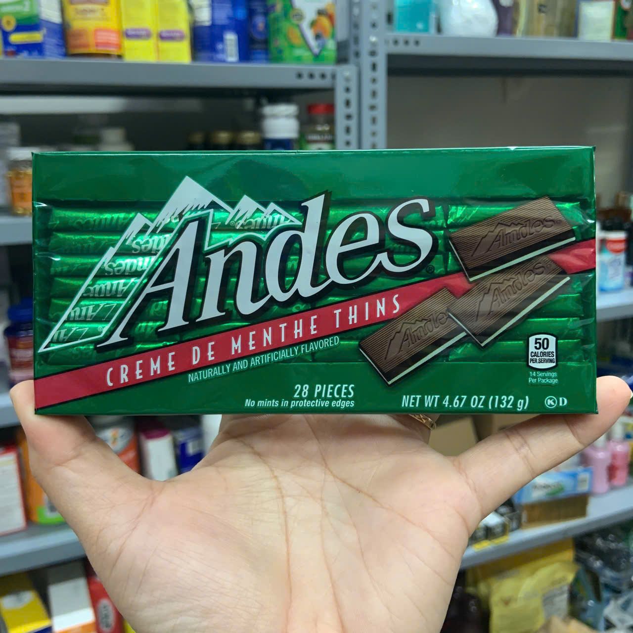 Kẹo chocolate bạc hà Andes