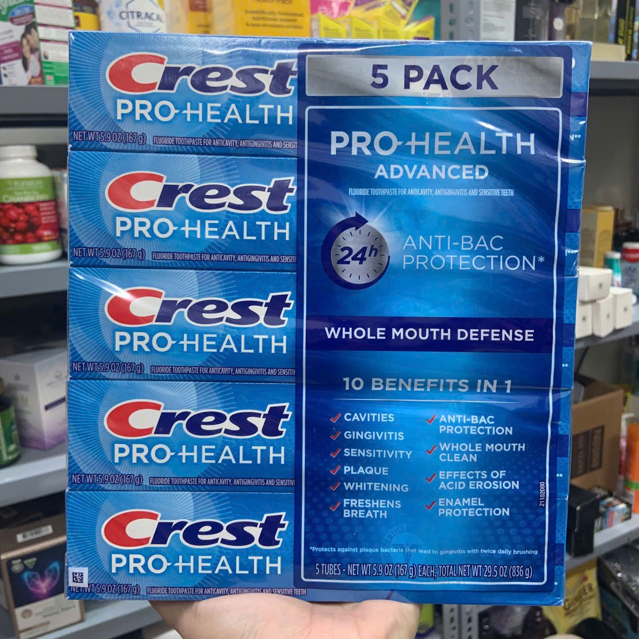Kem đánh răng Crest Pro-Health Advanced Whitening