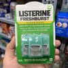 Miếng ngậm thơm miệng, diệt khuẩn Listerine Pocketpaks - Vỉ 3 hộp