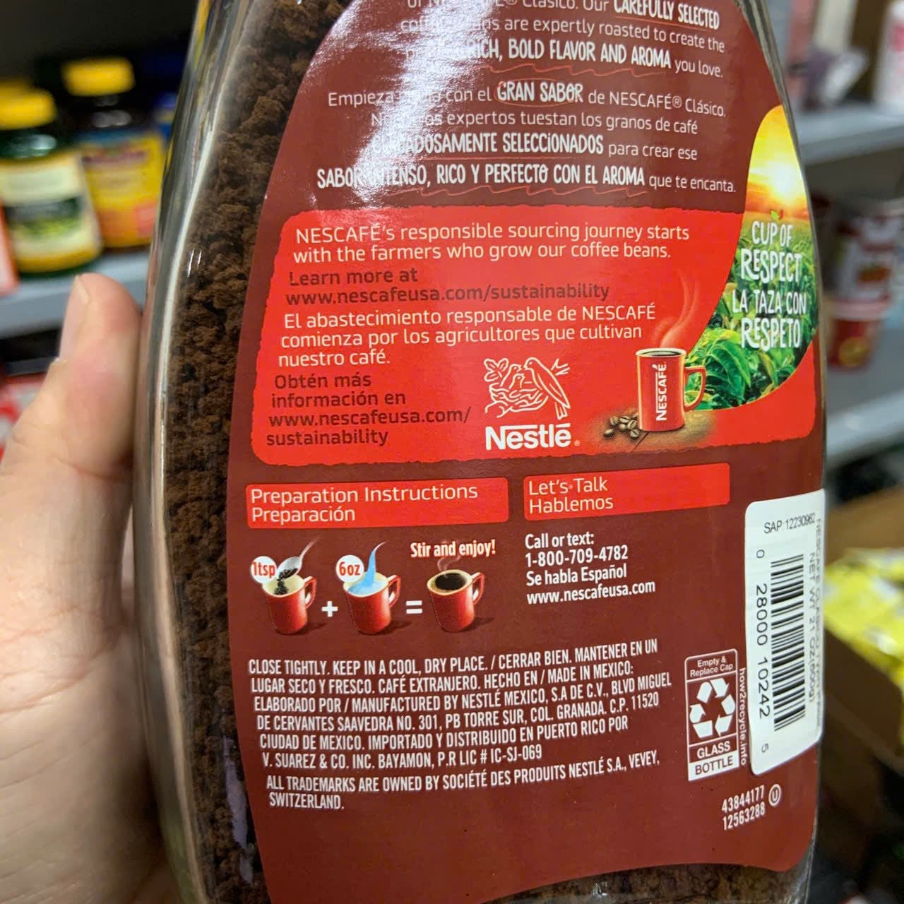 Cà phê hòa tan dạng hạt Nescafe