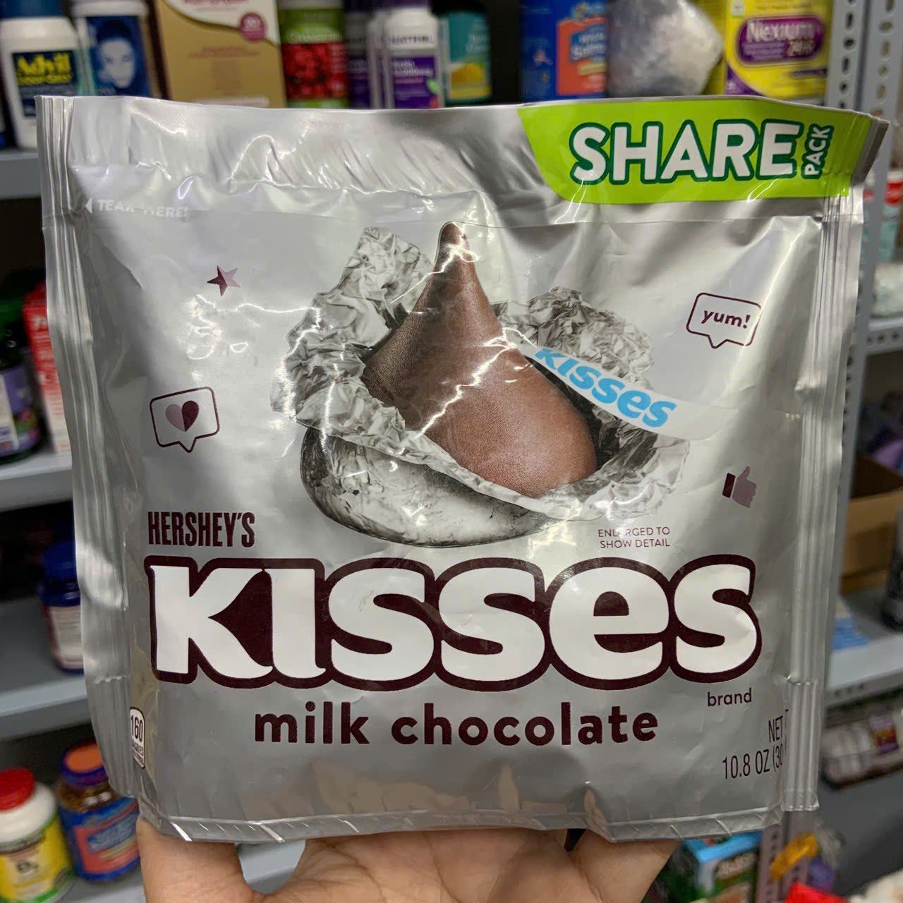 Chocolate Hershey's Kisses bịch 283gr