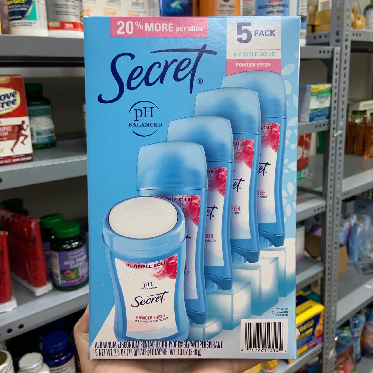 Sáp lăn khử mùi Secret