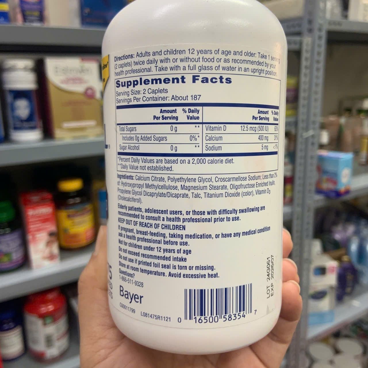 Viên uống bổ sung Canxi Citracal Maximum Calcium Citrate +D3