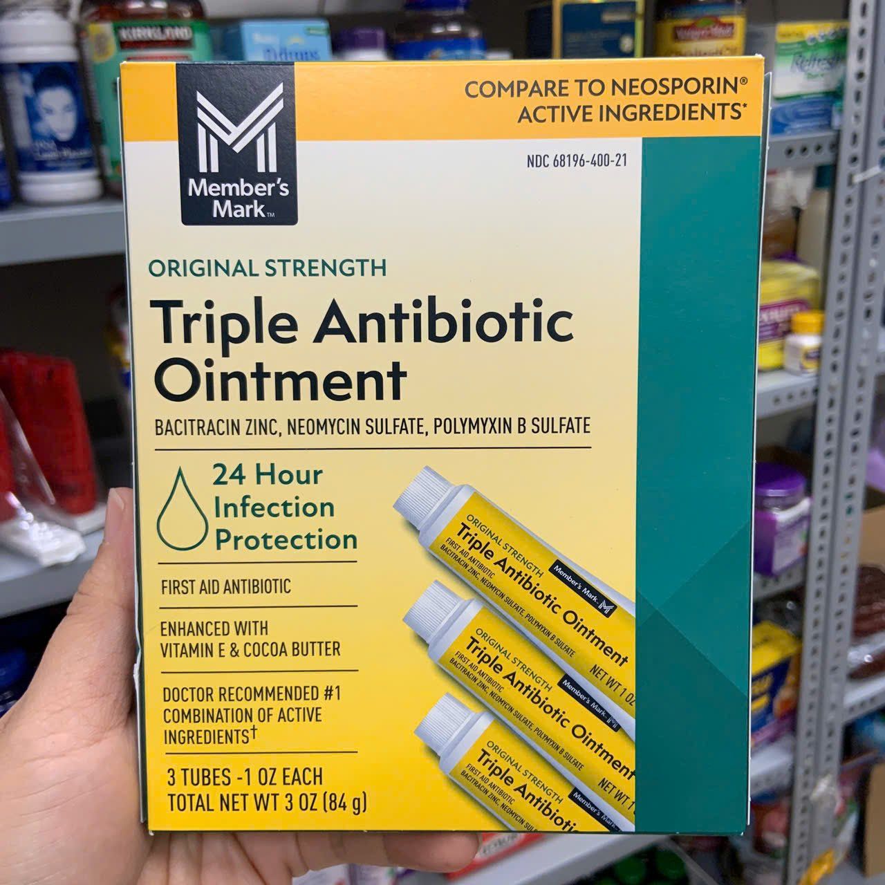 Kem kháng sinh Member's Mark Triple Antibiotic Ointment