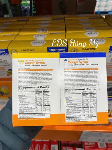  Siro ho con ong Zarbee’s 