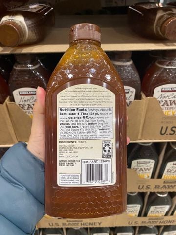  Mật ong Kirkland Norcal Raw Unfiltered Honey 