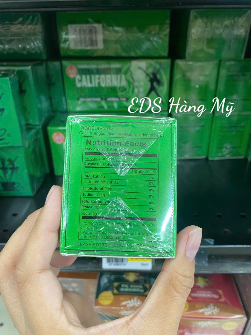 Trà thảo dược giảm cân Evergreen Leaves Brand California Dieters' Drink