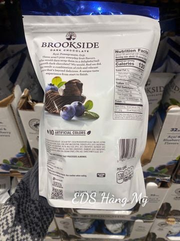  Chocolate đắng nhân trái cây Brookside 