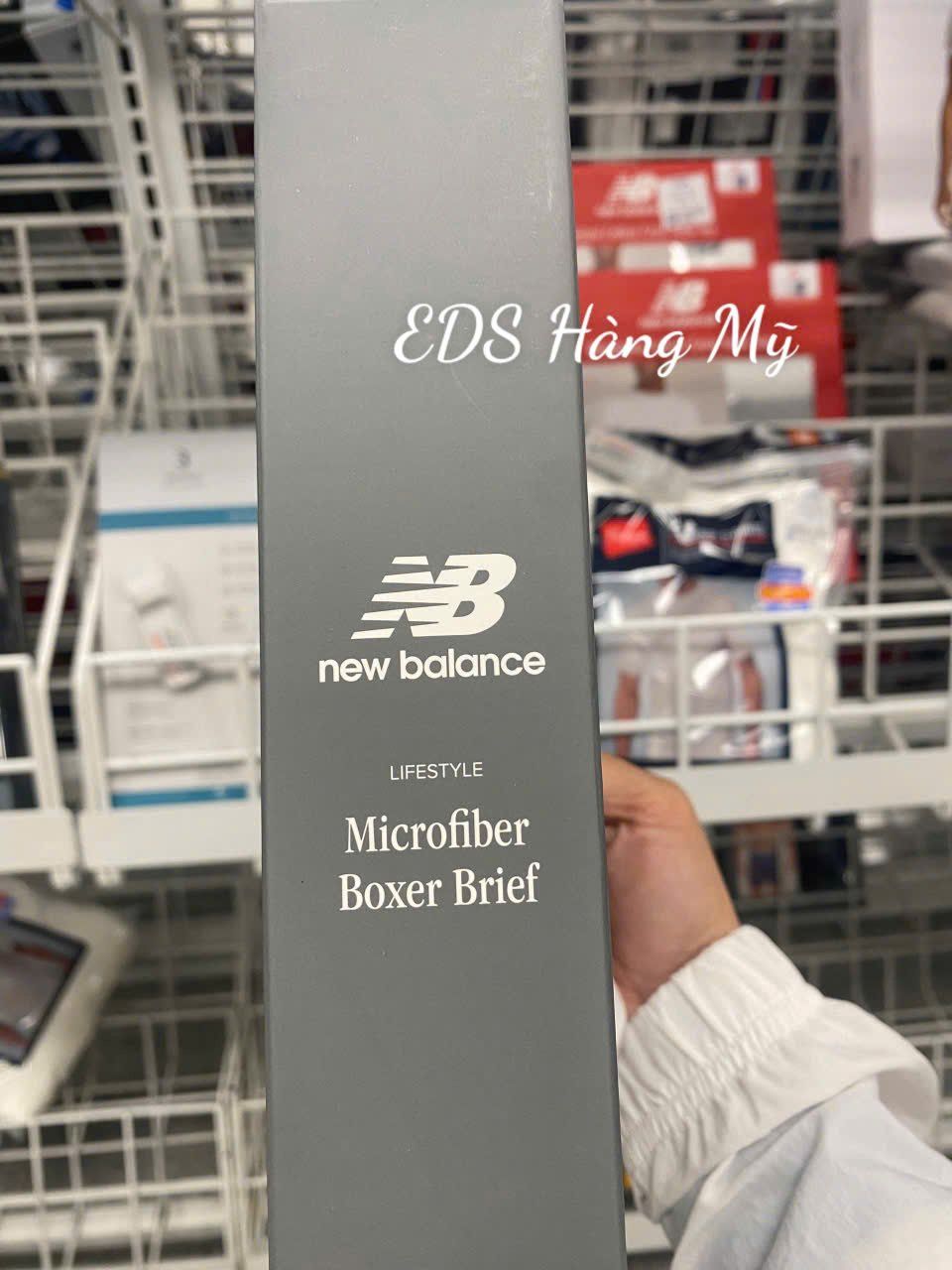 Set 4 quần lót đùi nam New Balance Microfiber Boxer Brief