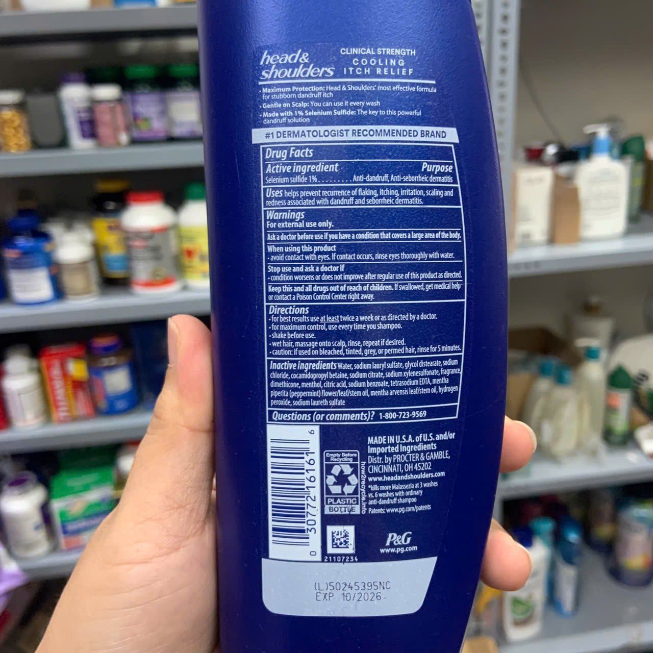 Dầu gội chuyên trị gàu và nấm da đầu Head & Shoulder Clinical Strength